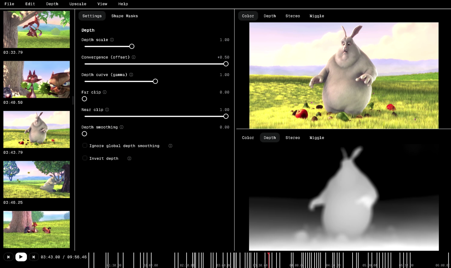 3D Veu depth estimation screenshot 3