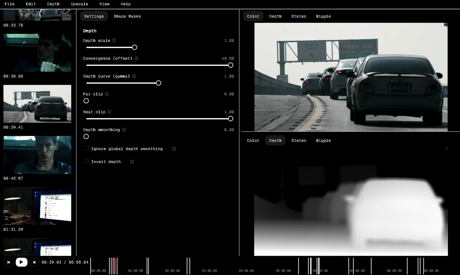 3D Veu depth estimation screenshot 4
