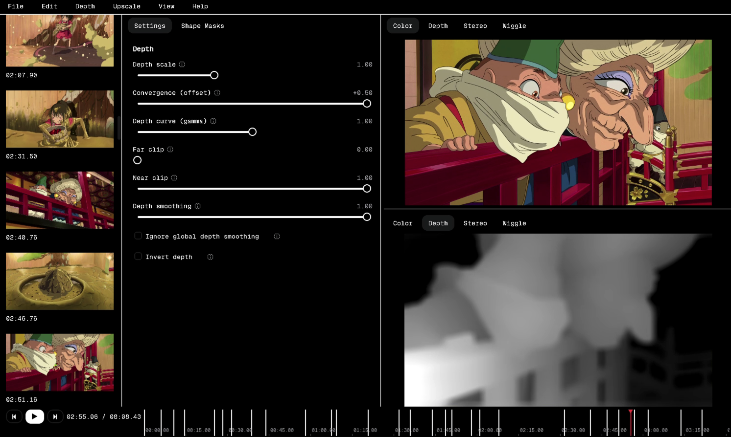 3D Veu depth estimation screenshot 5